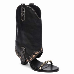 Ash Kentucky Almond Bootie Sandalen Damen Schwarz | 549369-292