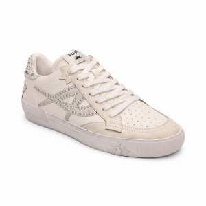 Ash Moonlight Studs Vintage Sneakers Damen Beige | 381304-551