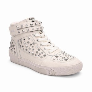Ash Myriad Studded Hightop Sneakers Damen Weiß | 965039-677