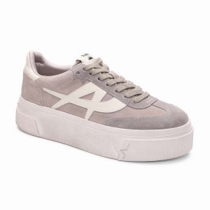 Ash Starmoon Suede Platform Sneakers Damen Grau | 885718-764