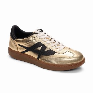 Ash Sunset Vintage Metallic Sneakers Damen Gold | 254885-486